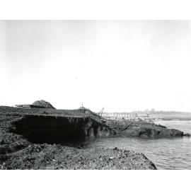 Sir James Holt Vehicular Ferry - Construction of Northern Landing at Holt Street - Eagle Farm.