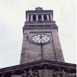 Children's Day Activities - Absailing Down City Hall Clock Tower - King George Square - 1980