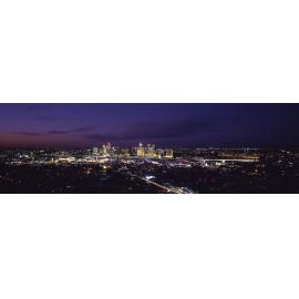 World Expo 88 - Night View with City in Background from Dornoch Terrace - 1988
