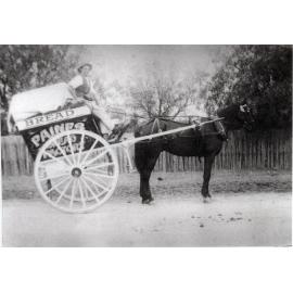 Paines Bread Factory Delivery Cart - Moorooka - c1920