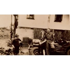 American Serviceman with Australian Girl at Coopers Plains