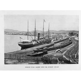 Railway Wharves and River Terrace - South Brisbane -c1900