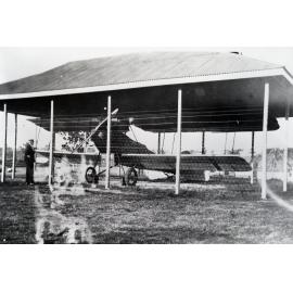 German Albatross Bi-plane from World War I in New Farm Park c1920