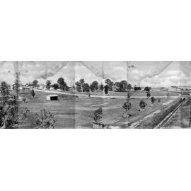 Lang Park looking across Church Street towards Milton Road.