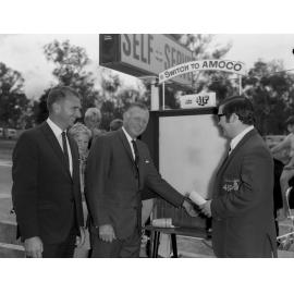 Lord Mayor Clem Jones Opening the Amoco Service Station - 1969