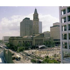 City Hall and King George Square - 1981