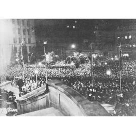 Celebrations in Anzac Square for VE Day - 1945
