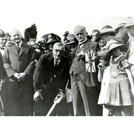 Queensland Premier W. Forgan Smith Turning First Sod of Soil for The Story Bridge Construction - 1935