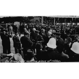 Story Bridge Opening - Dr. Bradfield Receiving Opening Ribbon - 1940
