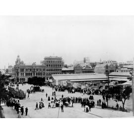 Boy Scout Parade, Albert Street, now King George Square - 1910