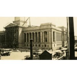 City Hall Under Construction from Ann Street - 1928
