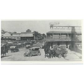 Beginning construction at Brisbane City Hall c1926