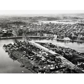 Construction of Story Bridge - Aerial View - 1935