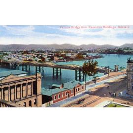 Victoria Bridge from Executive Building - 1900