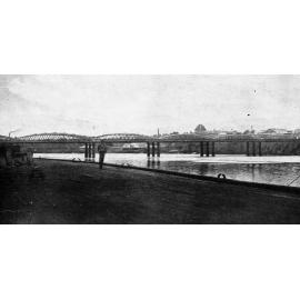 Victoria Bridge from South Brisbane Wharf - 1914