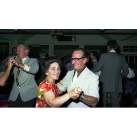 Lord Mayor Frank Sleeman and Mrs Sleeman dancing at the Mount Coot-tha Kiosk - 1977