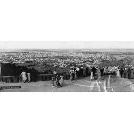 View Towards City from Mt Coot-tha Lookout 1951
