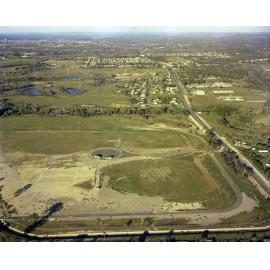 Aerial View of Commonwealth Games Site Under Construction - Murarrie - 1980