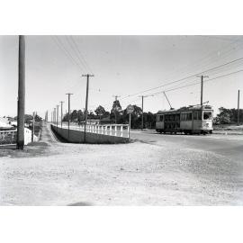Belmont Tram Number 266 - Old Cleveland Road - 1949