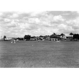 Cricket Match at Bulimba Park - 1949