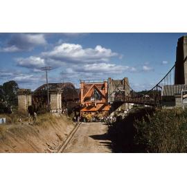 Second Indooroopilly Railway Bridge Under Construction - 1957