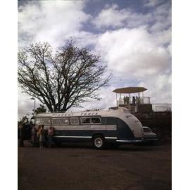 Mt Coot-tha Lookout Summit with Tourist Bus- 1979