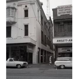 Isles Lane and Adelaide Street - 1967