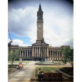 City Hall with Christmas Tree in King George Square - 1971