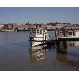 Cross River Ferry Moored at Hawthorne Terminal - 1984