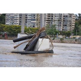 2011 Flood - Goodwill Bridge Debris