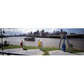 Art Work in Kangaroo Point Cliffs Park - 1993