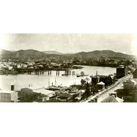 Victoria Bridge - Second temporary Bridge under construction|1893