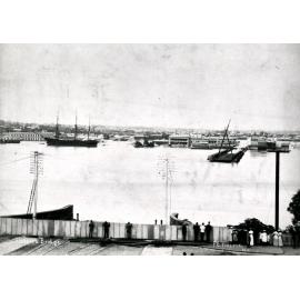 Victoria Bridge - Northern Section Washed away in the Flood of 1893
