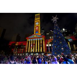 City Hall - Christmas Light Spectacular 2013