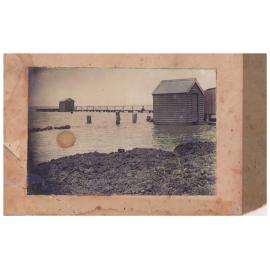 Bathing boxes, Wynnum - c.1910