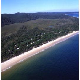 Aerial View of Cowan Cowan - Moreton Island - 1990
