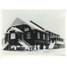 Wynnum School of Arts under construction - 1915