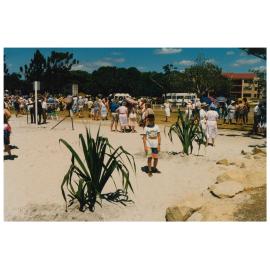 Opening day at Pandanus Beach, Wynnum - 1987