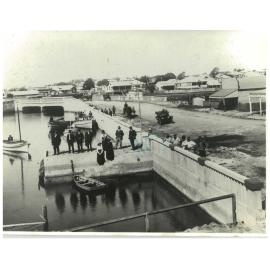 Opening of Fox Street Bridge, 1921 - Wynnum