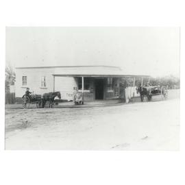Grocery store run by Vic Bridger and family, Wynnum