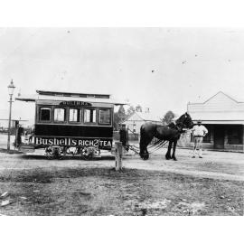 Horse drawn Bulimba tram c1900