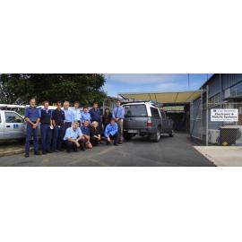 Brisbane City Council Electronic and Mobile Systems Staff at Argyle Street Depot - Albion.
