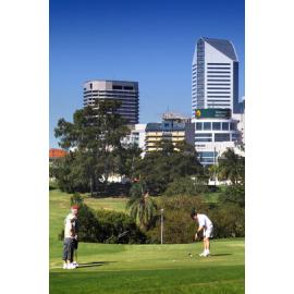 Golfers on Victoria Park Golf Course - 2003