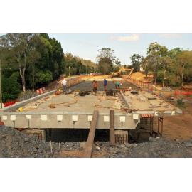 Wecker Road Bridge Under Construction - Mansfield - 1994