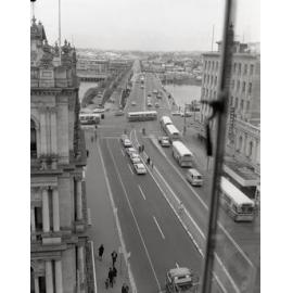 Traffic on Queen Street  - 1969
