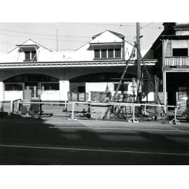 New Victoria Bridge - Foundation Drilling in Melbourne Street - 1956