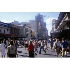 Queen Street - Last Day Of Traffic Before Closing For Mall Construction - 1982