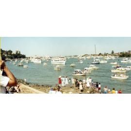 Britannia Arriving at Newstead Wharf - 1982