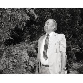  Curator of Mount Coot-tha Botanic Gardens Standing in Gardens - 1982