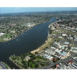 Aerial View of Brisbane - 1991